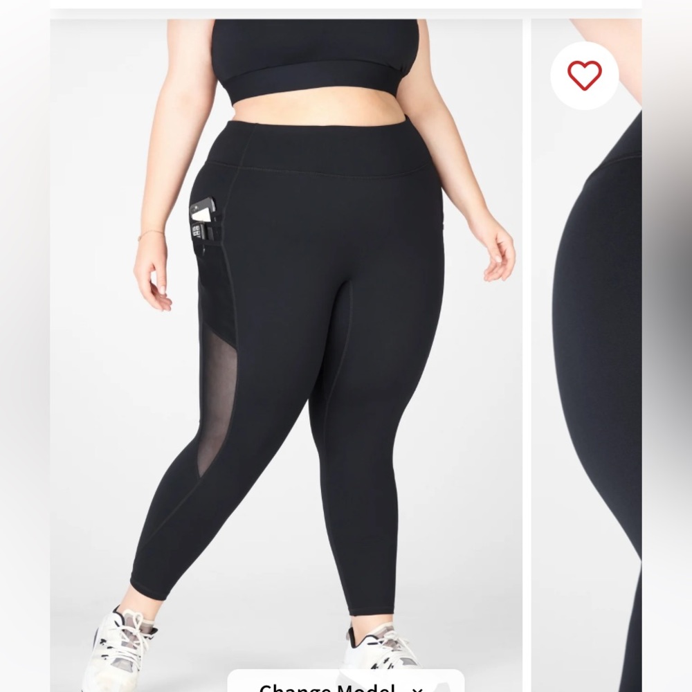 Fabletics Black leggings 4X